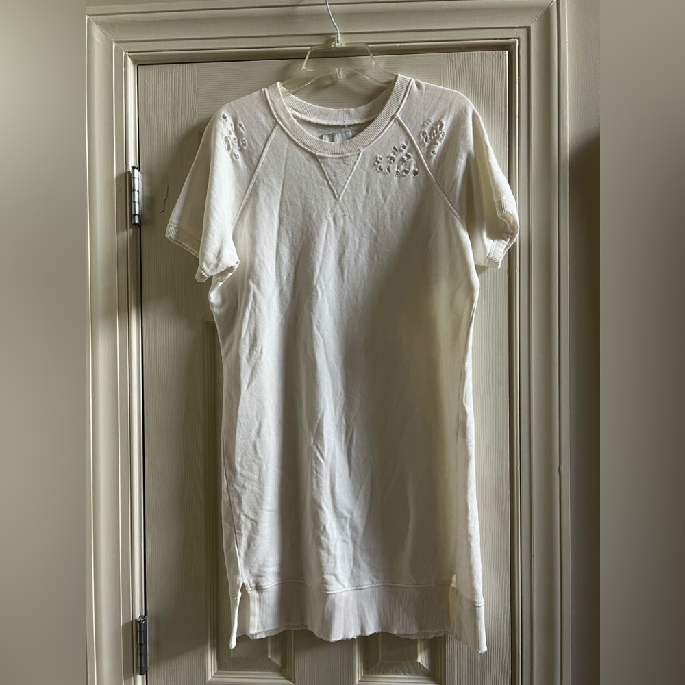 Pistola Quinn French Terry Dress in Wish Bone EUC XS - Picture 6 of 7